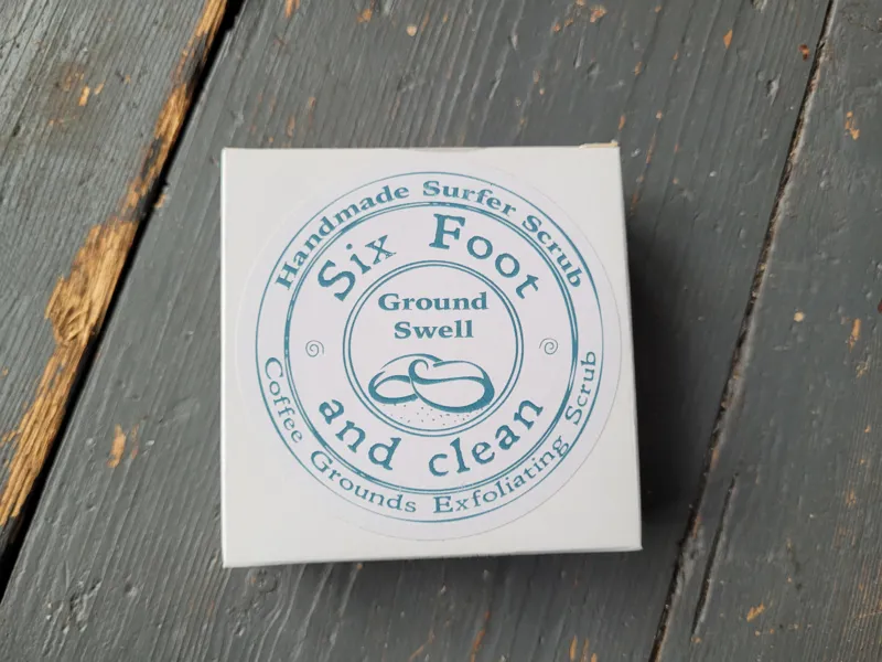 Six Foot and Clean - Ground Swell handmade exfoliating scrub